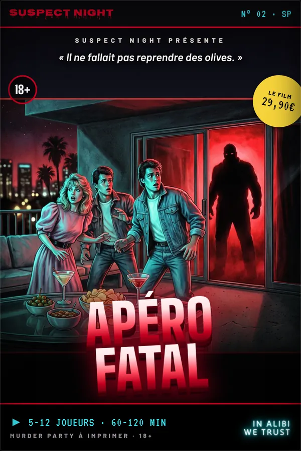 Jaquette VHS de la cassette « Apéro Fatal »