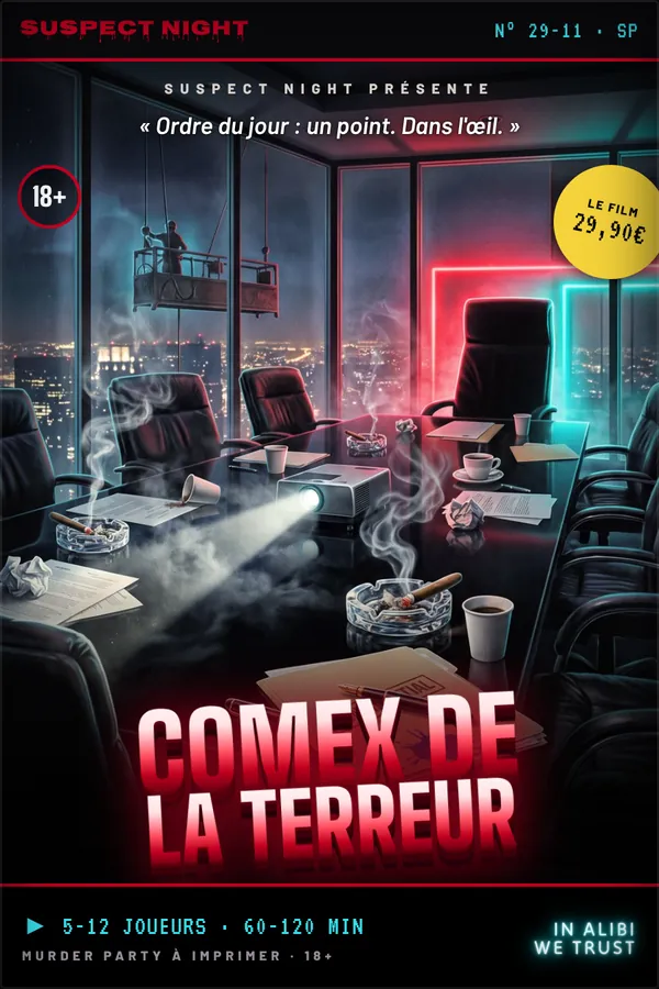 Jaquette VHS de la cassette « Comex de la Terreur »