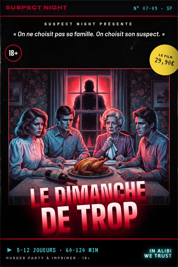 Jaquette VHS de la cassette « Le Dimanche de Trop »