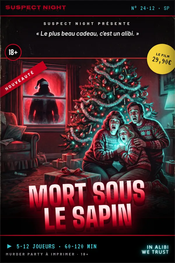 Jaquette VHS de la cassette « Mort sous le Sapin »