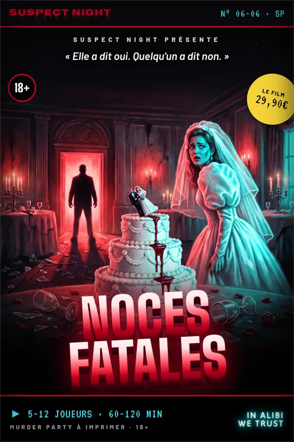 Jaquette VHS de la cassette « Noces Fatales »